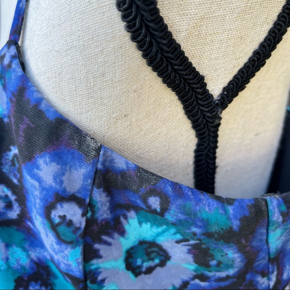 Blue Patterned Lauren Conrad Dress - Picture 3 of 7